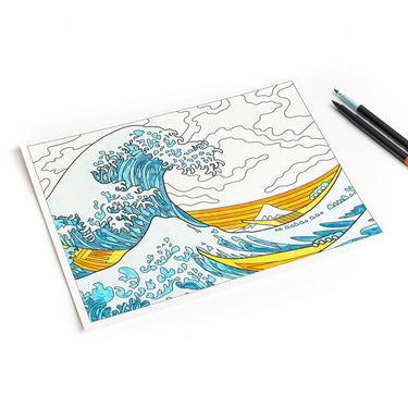 Today Is Art Day: Colouring Book Hokusai