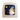 A Toverlux lamp featuring an artwork of a glowing angel with yellow wings and stars on a deep blue felt background, set against a plain white studio background.