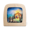 Toverlux Jozef & Maria silhouette by Vogel Geluk, 19 × 19 cm tissue-paper transparency
