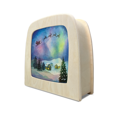 Toverlux Aurora Sleighride silhouette by Vogel Geluk, second view