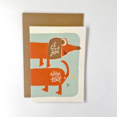 Florence Fry Card : Head To Tail