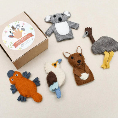 Tara Treasures Australian Animals A — Finger Puppets Set