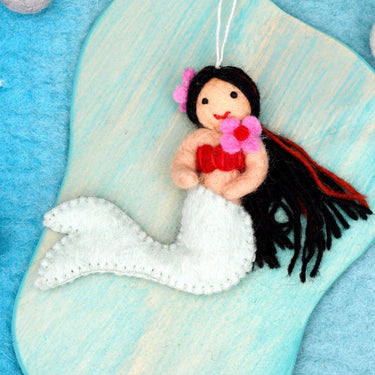 Tara Treasures Felt Little Mermaid Hanging, various colours