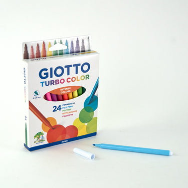 Giotto Turbo Colour Markers, 24 pack