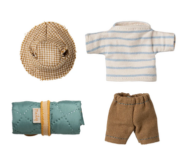 Maileg Hiker Mouse Big Brother Stripes