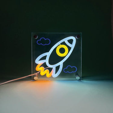Spaceship Neon Acrylic Light