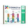 Connetix Bright Ball Run Pack box, containing 114 pieces of magnetic tiles and balls, shown on a clean white background.