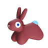 Quut Hoppi Bunny Burgundy, a 50 × 56 cm inflatable bunny ride-on in vinyl