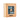 A brown box with name Kapla and light blue and dark blue planks inside on a white background