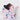 Child wearing colorful fairy wings and holding a wand against a white background