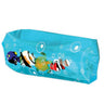 sensory toy with fish design on a blue background