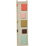Colorful growth chart hanging on a white background
