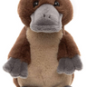 Plush toy resembling a platypus on a white background